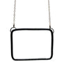 Oxidized Sterling Silver & 14K Gold-Filled Rectangle Statement Necklace - K Kay Designs