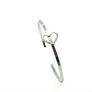 Sterling Silver "Imperfect Heart" Cuff Bracelet - K Kay Designs
