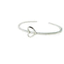 Sterling Silver "Imperfect Heart" Cuff Bracelet - K Kay Designs