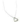 Sterling Silver "Imperfect Heart" Necklace - K Kay Designs
