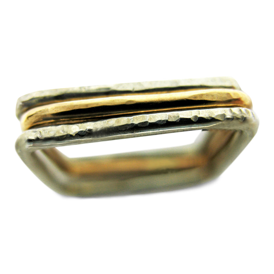 K Kay Designs stackable rings sustainable handcrafted minimalist jewelry for layering and statement jewelry in sterling silver 14k yellow gold filled 14 rose gold filled and fine jewelry and engagement rings MN Jewelry Designer Ethically sources supplies
