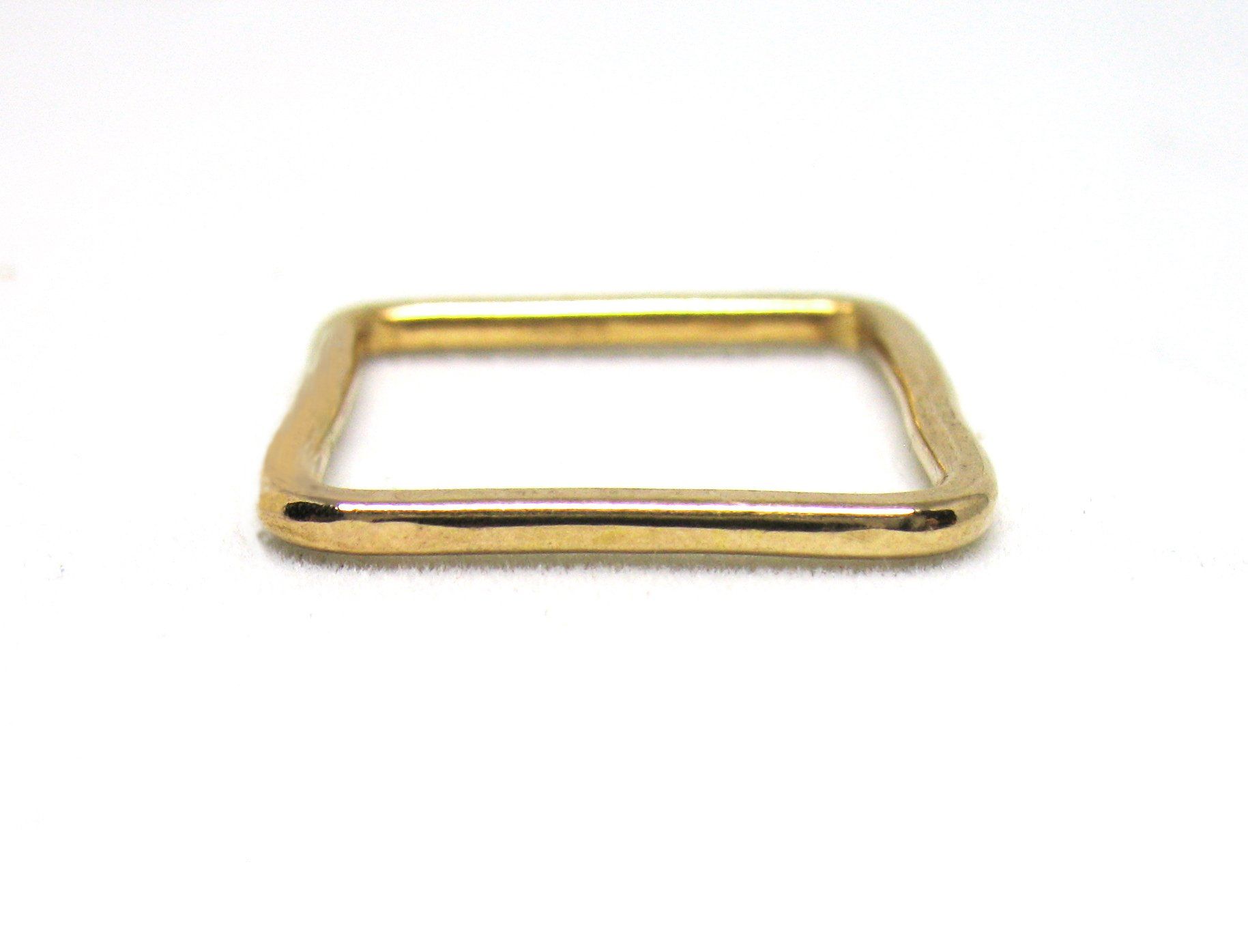 Stackable Square Rings 14K Yellow Gold-Filled Stackable Square Ring – K Kay Designs