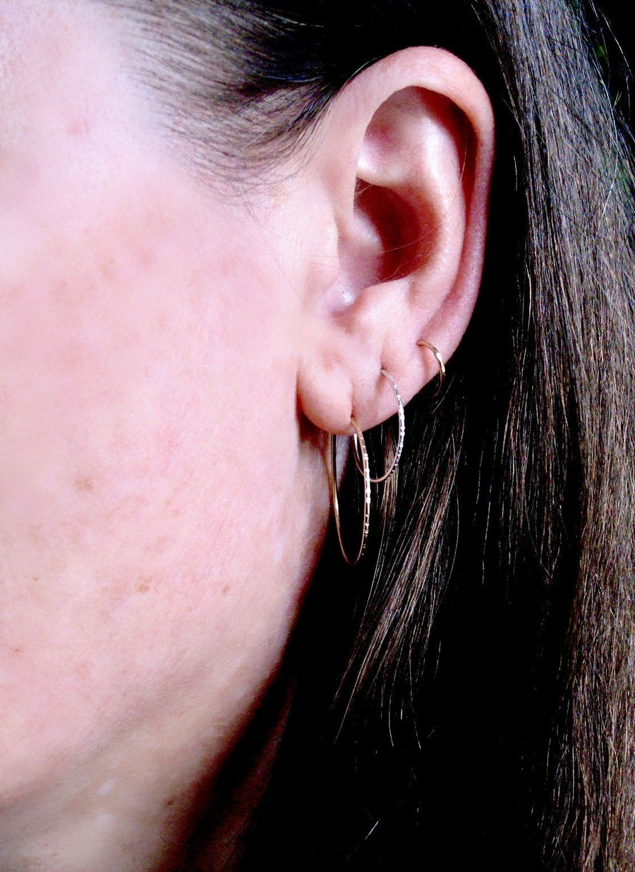 Lightweight Infinity Hoop Earrings Earrings K Kay Designs 