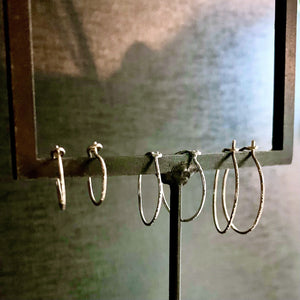 Lightweight Infinity Hoop Earrings Earrings K Kay Designs 