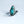 OOAK Oxidized Sterling Silver & Turquoise Teardrop Ring Ring K Kay Designs 